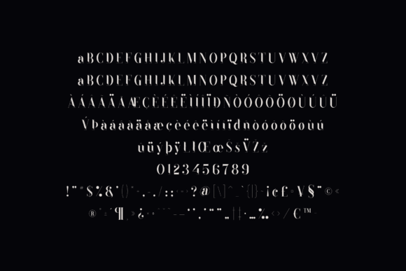 Black Goose Font - Preview 4