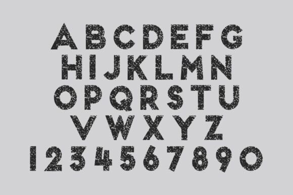 Black Rought Font - Preview 3