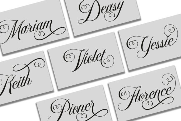 Bridesmaid Font - Preview 4