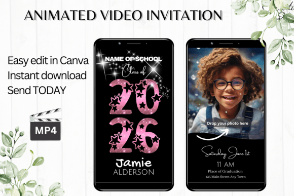 Digital Graduation Invite