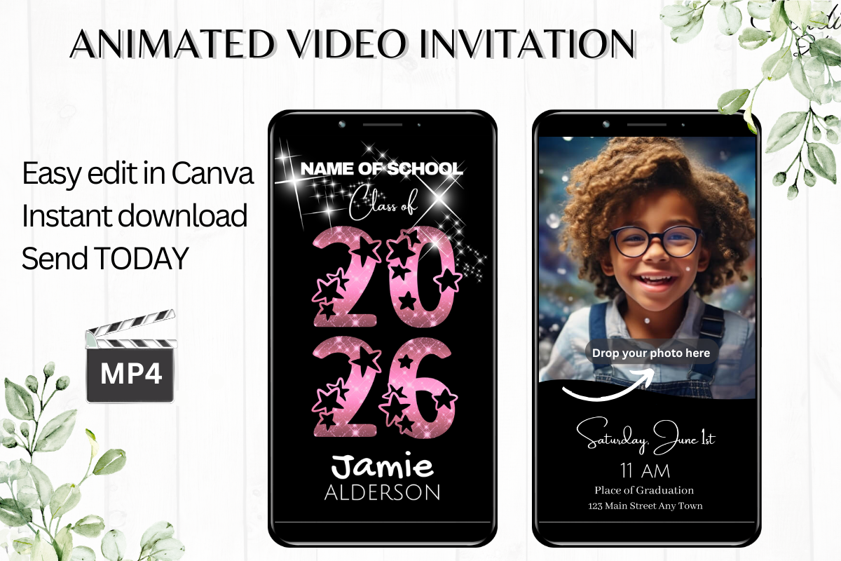 Digital Graduation Invite