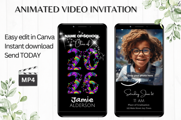 Digital Graduation Invite