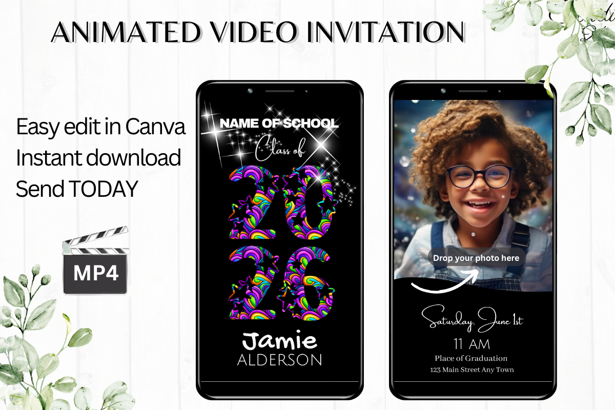 Digital Graduation Invite