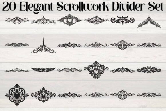 Elegant Scrollwork Divider