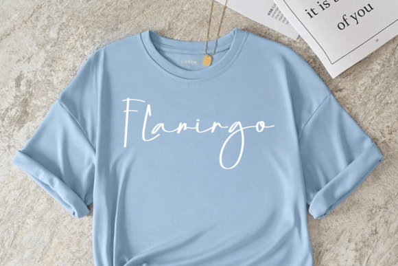 Handwriting Font PNG with transparent background - Preview 1