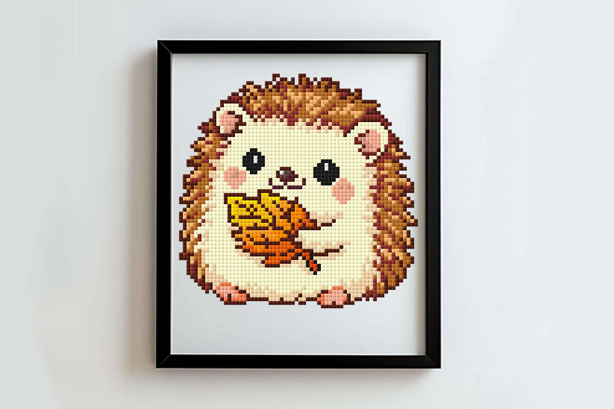 Hedgehog Cross Stitch Pattern
