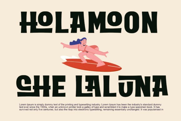Moana Laguna Font PNG with transparent background - Preview 4