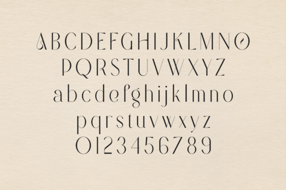 Modern Heritage Font PNG with transparent background - Preview 1