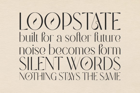 Modern Heritage Font PNG with transparent background - Preview 3