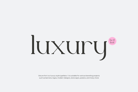 Osture Font PNG with transparent background - Preview 1