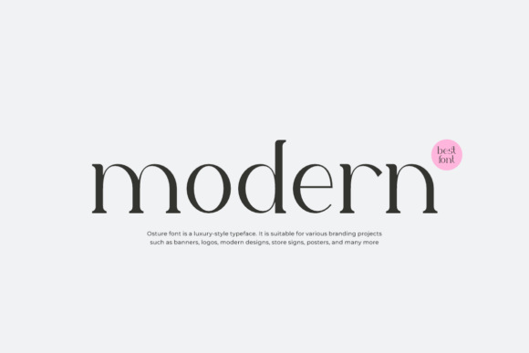 Osture Font PNG with transparent background - Preview 2