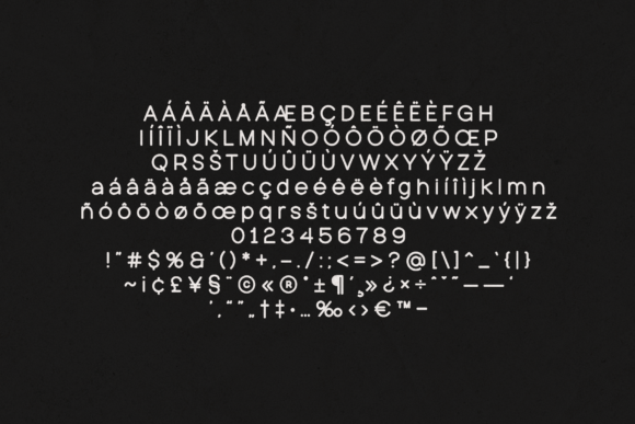 Quasar Soft Font PNG with transparent background - Preview 4