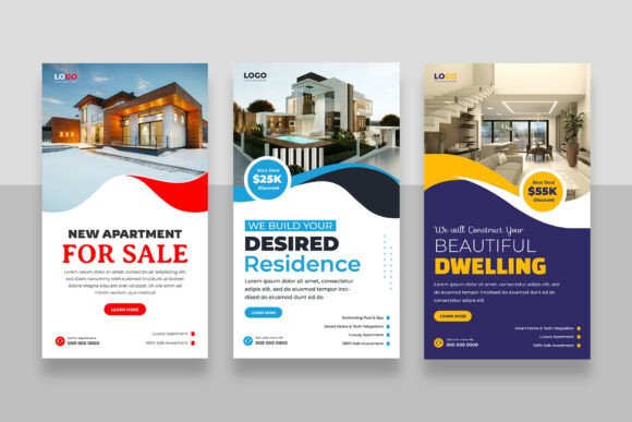 Preview of Real Estate Instagram Story Template real estate social media template