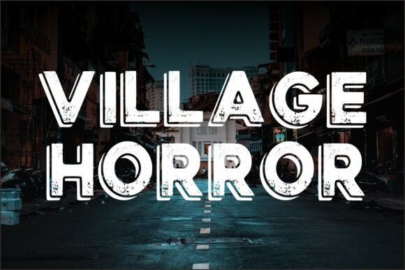 Retro Street Font PNG with transparent background - Preview 1