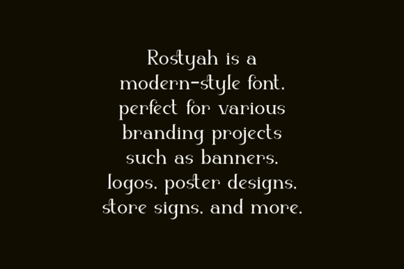 Rostyah Font PNG with transparent background - Preview 4