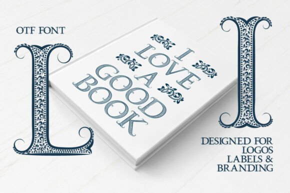 Royal Vintage Label Font PNG with transparent background - Preview 4