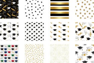 Graduation Graph Paper Seamless Graduation Digital Paper Graphic by Bundle · Creative Fabrica