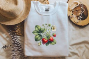 Soft Vintage Strawberry Clipart Set Graphic by Smart Dream Shop ...