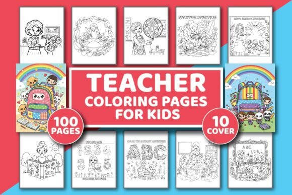 Teacher Coloring Book for Kids