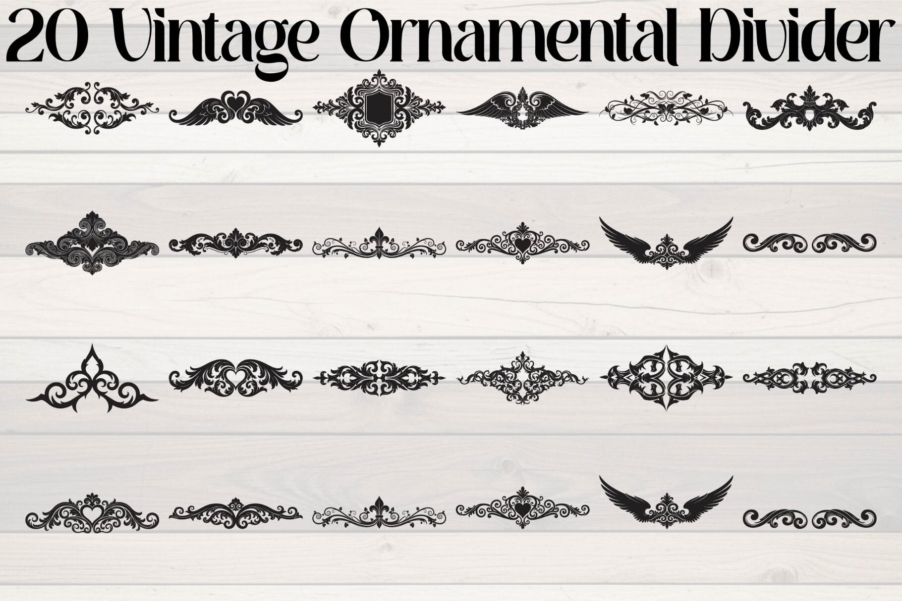 Vintage Ornamental Divider