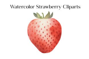 Watercolor Strawberry Clipart Graphic by Kaleriia Studio · Creative Fabrica