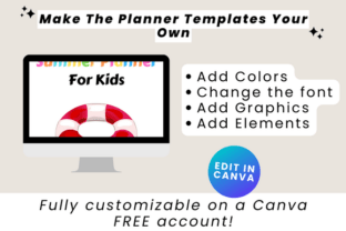 2025 Summer Planner for Kids Canva Graphic by DIGITAL PRINT BOX ...
