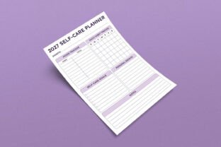 2027 Self-Care Planner Template Graphic by Pugazh Logan · Creative Fabrica