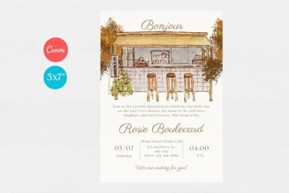 Baby Shower Welcome Sign & Invitation