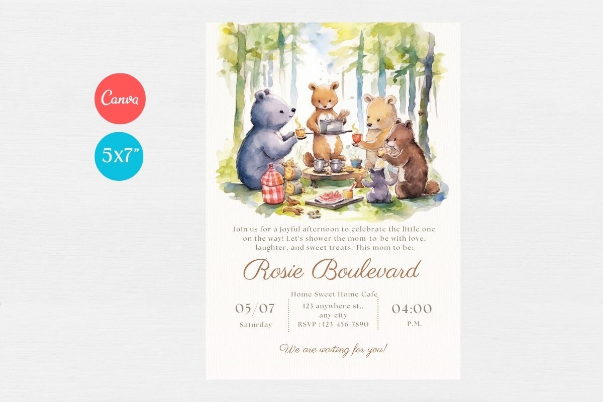 Baby Shower Welcome Sign & Invitation