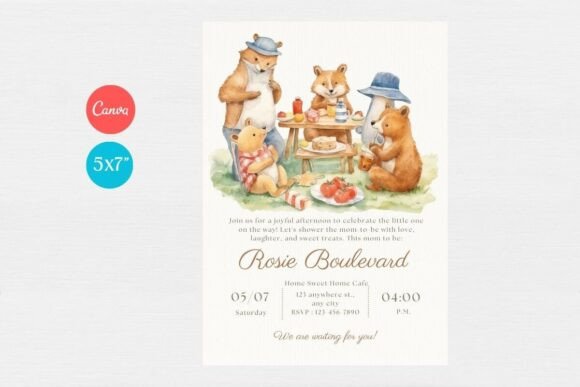 Baby Shower Welcome Sign & Invitation