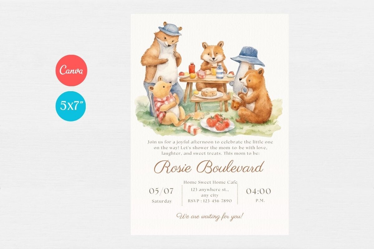 Baby Shower Welcome Sign & Invitation