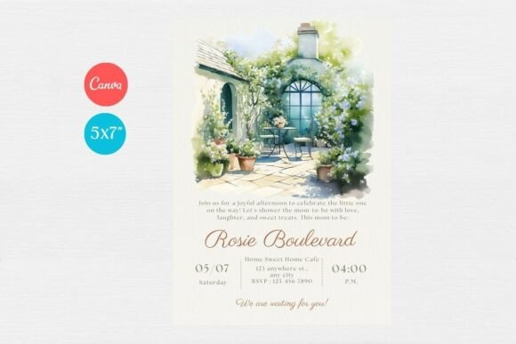 Baby Shower Welcome Sign & Invitation