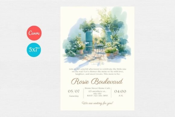 Baby Shower Welcome Sign & Invitation