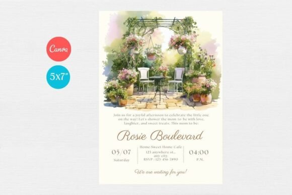 Baby Shower Welcome Sign & Invitation