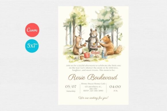 Baby Shower Welcome Sign & Invitation