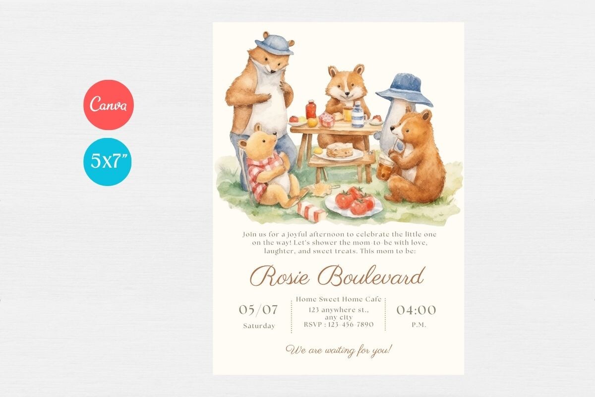 Baby Shower Welcome Sign & Invitation