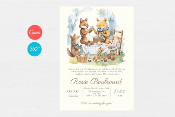 Baby Shower Welcome Sign & Invitation