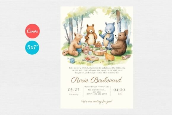 Baby Shower Welcome Sign & Invitation