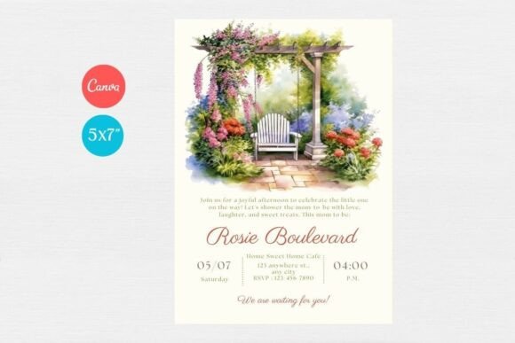 Baby Shower Welcome Sign & Invitation