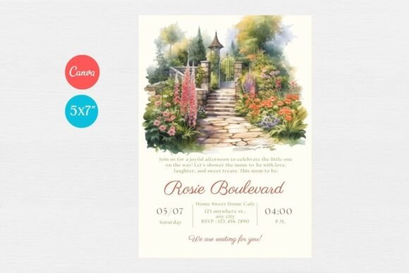 Baby Shower Welcome Sign & Invitation