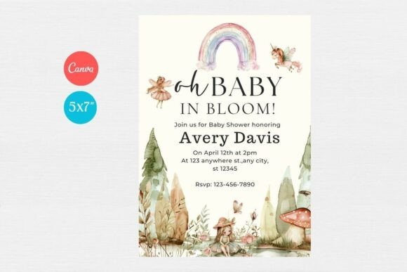Baby Shower Welcome Sign & Invitation