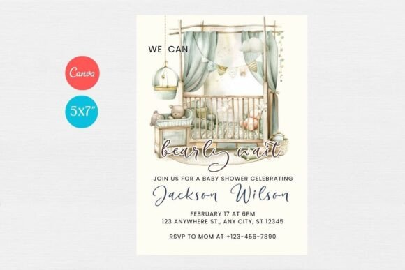 Baby Shower Welcome Sign & Invitation