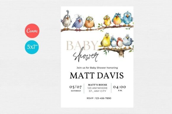 Baby Shower Welcome Sign & Invitation