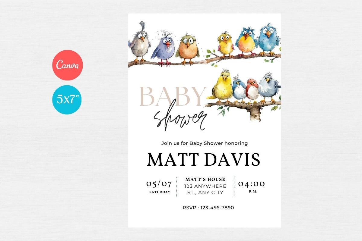 Baby Shower Welcome Sign & Invitation