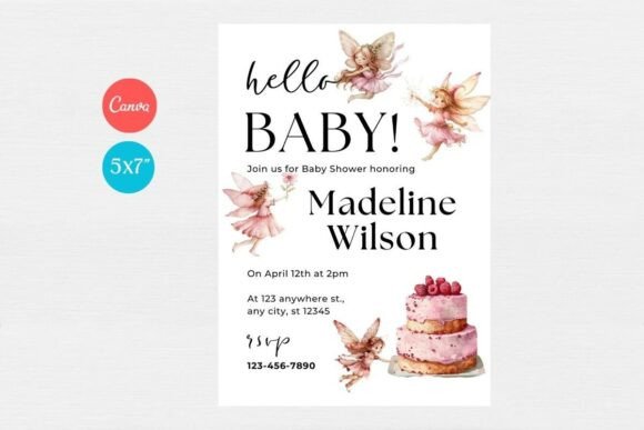 Baby Shower Welcome Sign & Invitation