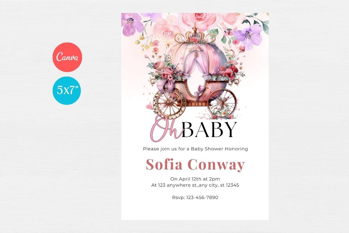 Baby Shower Welcome Sign & Invitation