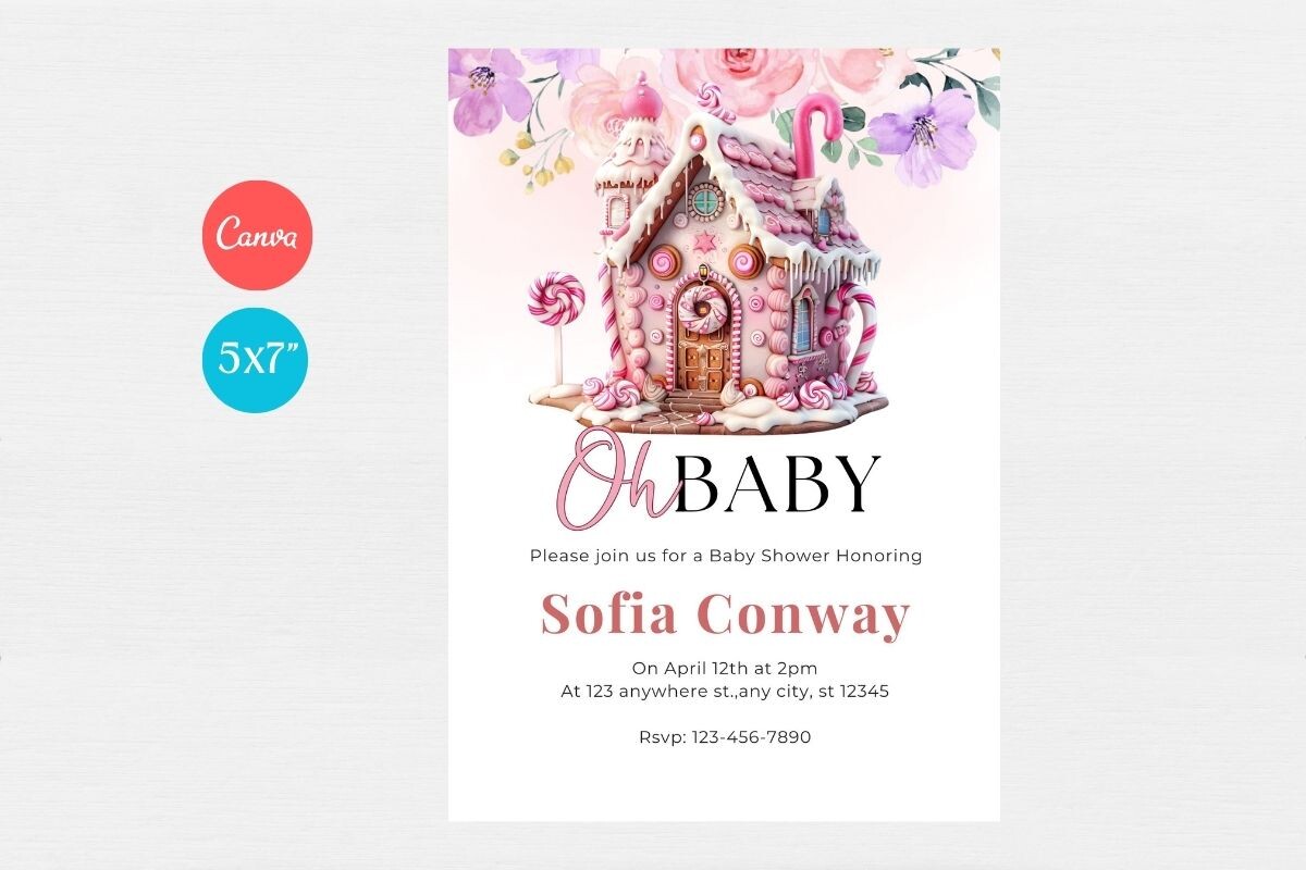 Baby Shower Welcome Sign & Invitation