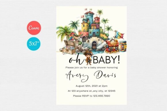 Baby Shower Welcome Sign & Invitation