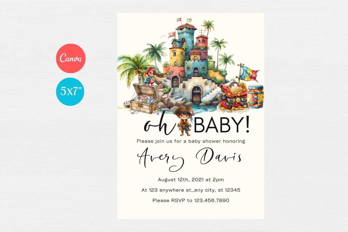 Baby Shower Welcome Sign & Invitation