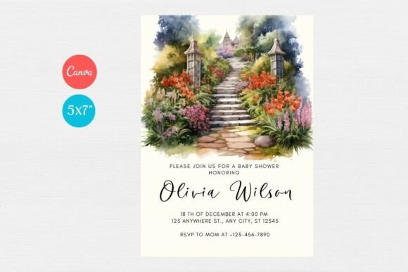 Baby Shower Welcome Sign & Invitation